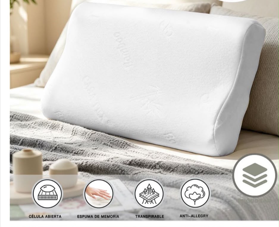 Almohada Viscoelástica de Bamboo