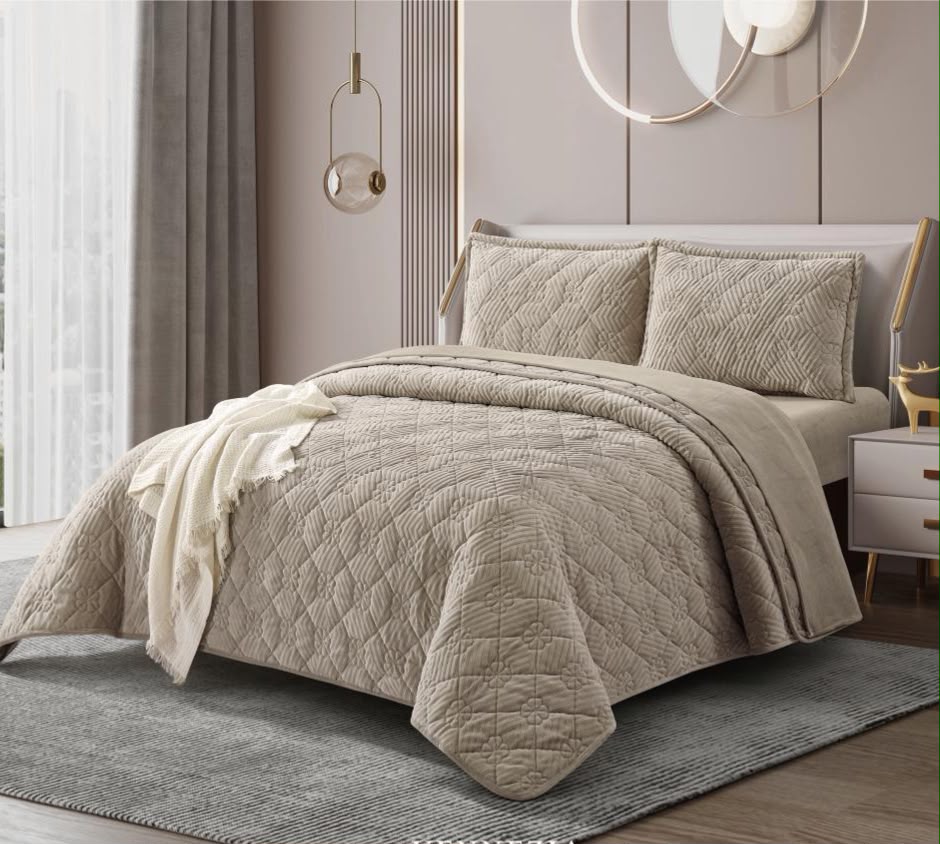 Cubrecama Labrado 5 Piezas – Piel de Ángel con piel de Ángel