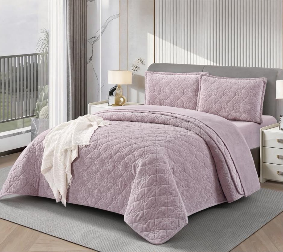 Cubrecama Labrado 5 Piezas – Piel de Ángel con piel de Ángel