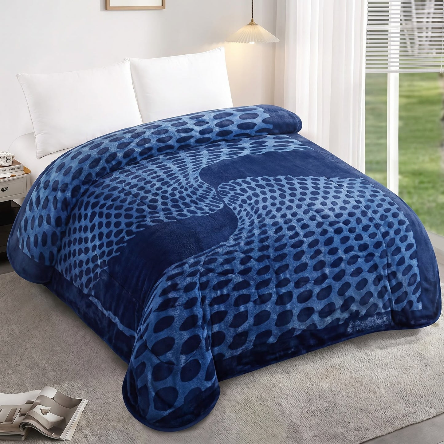 Frazada con Diseño y Color Entero – Calidad Premium