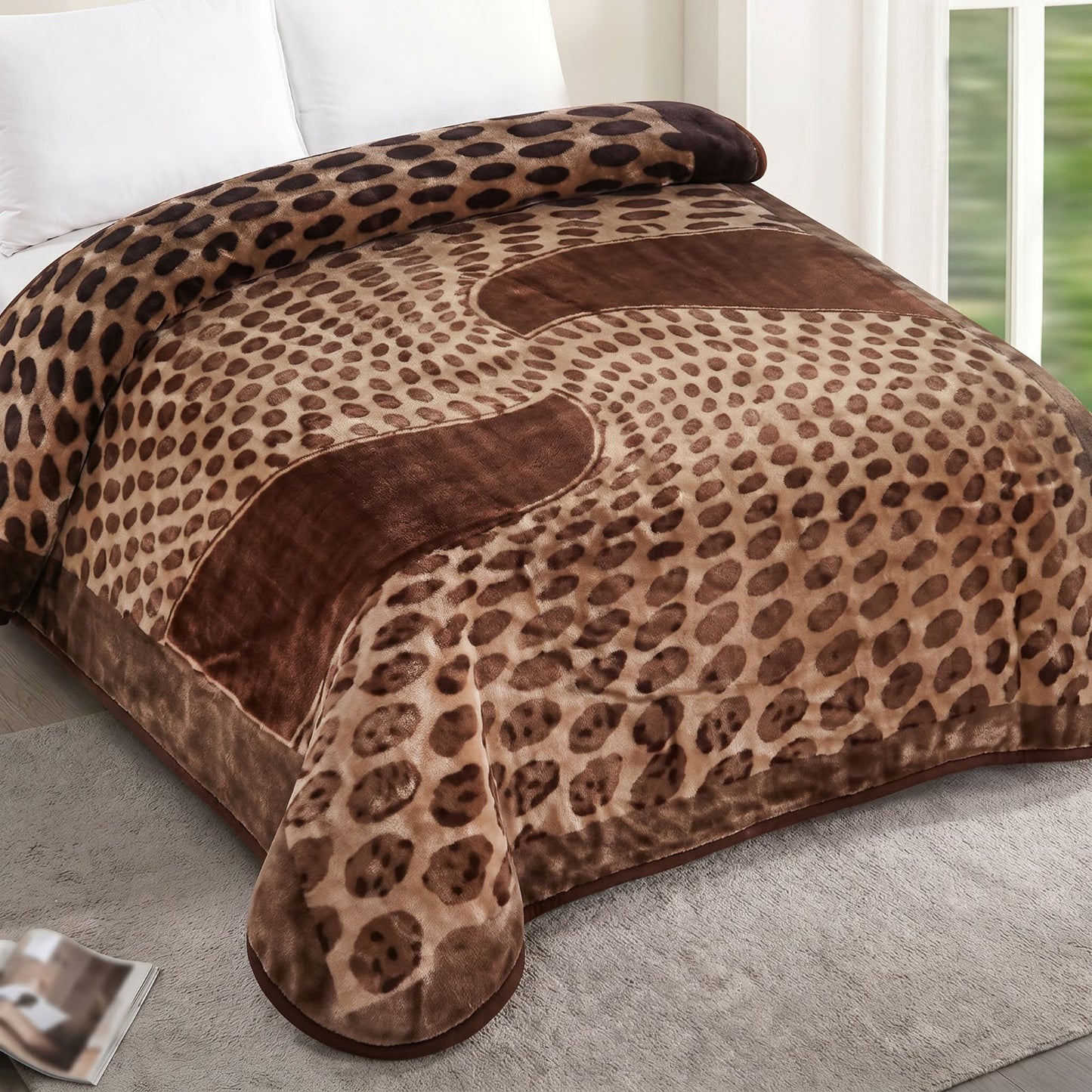 Frazada con Diseño y Color Entero – Calidad Premium