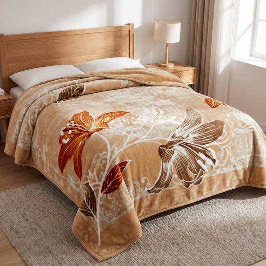 Frazada de Terciopelo Estampada Premium