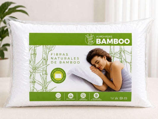Almohadas Bamboo – Par de 2 Unidades | Fibras Naturales