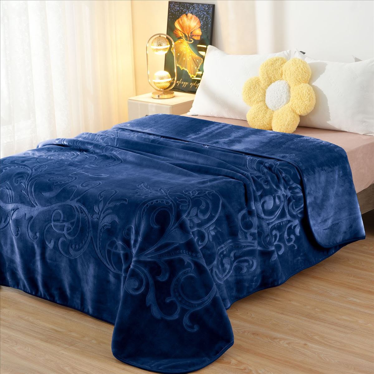 Frazada Premium de Alto Relieve – Color Entero