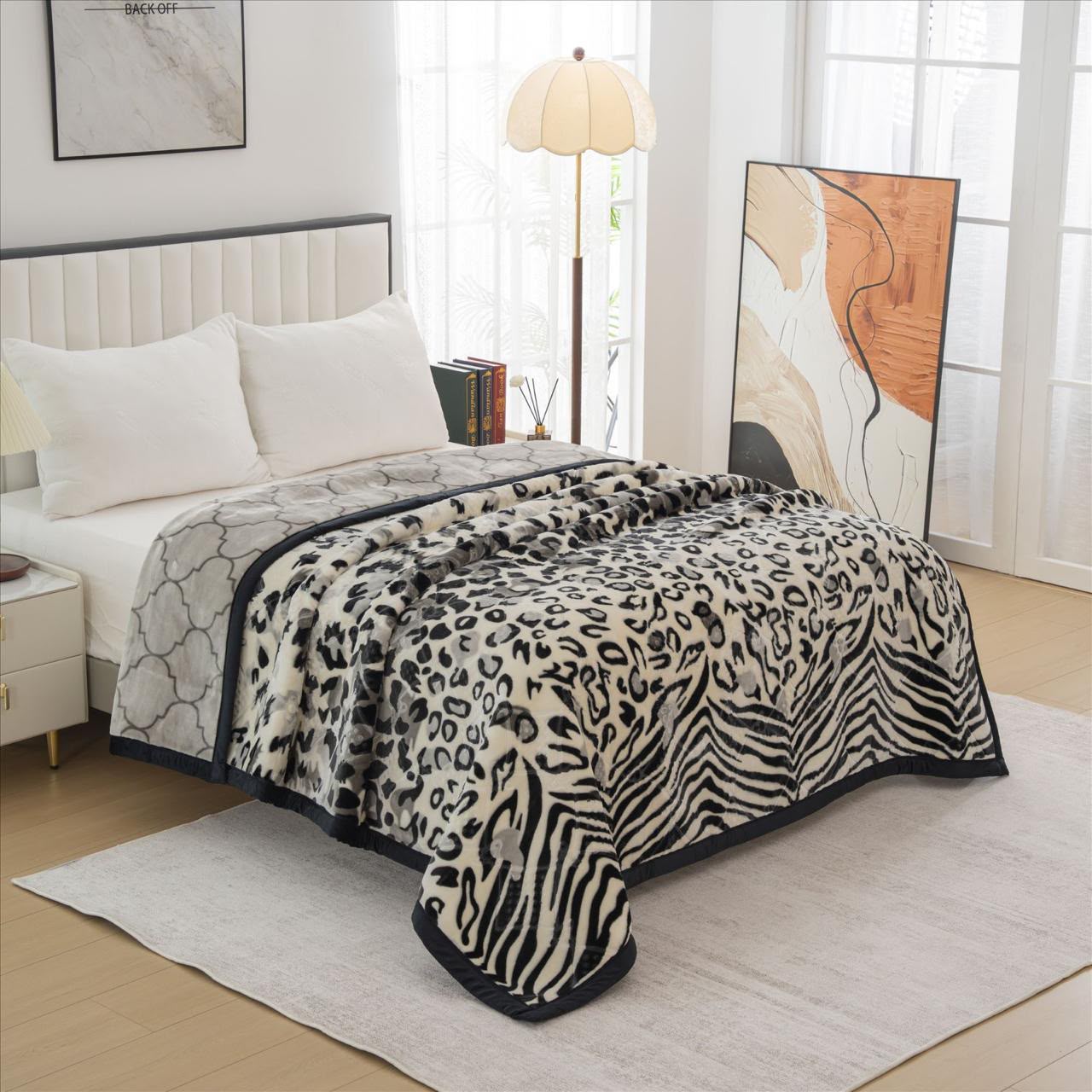 Frazada Premium Estampada de Alto Relieve | 8 kg