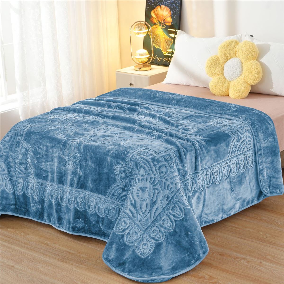 Frazada Premium de Alto Relieve – Color Entero