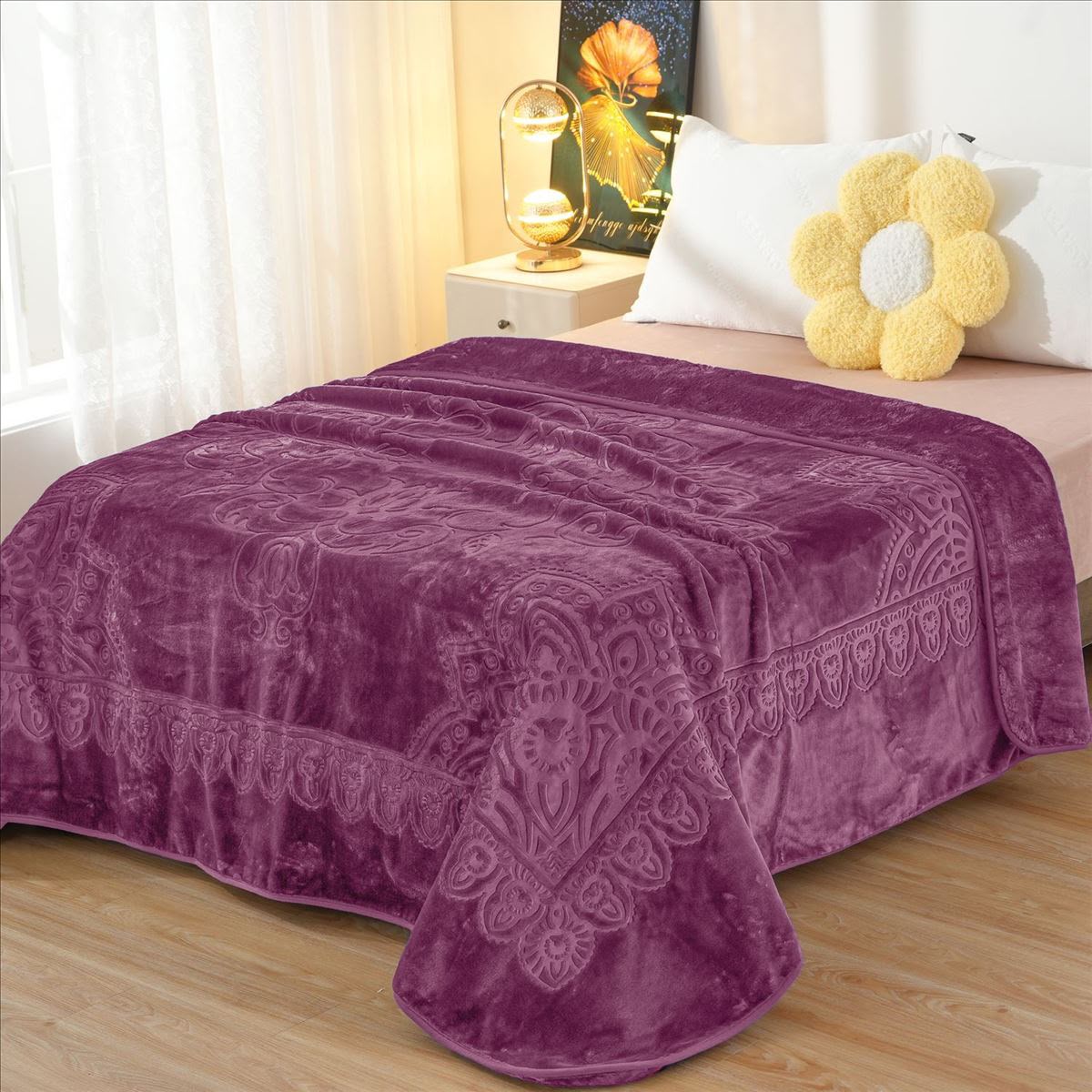 Frazada Premium de Alto Relieve – Color Entero