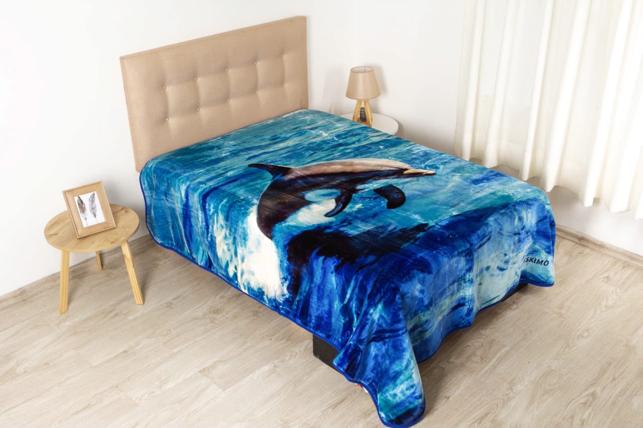 Frazada Premium Estampada de Alto Relieve | 6 kg