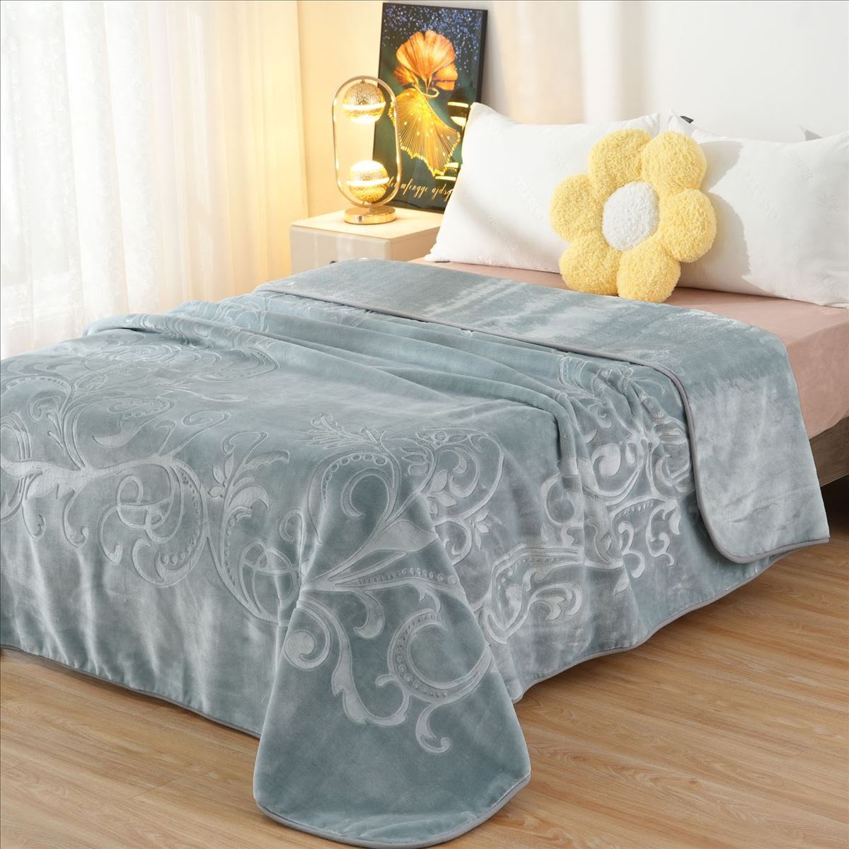 Frazada Premium de Alto Relieve – Color Entero