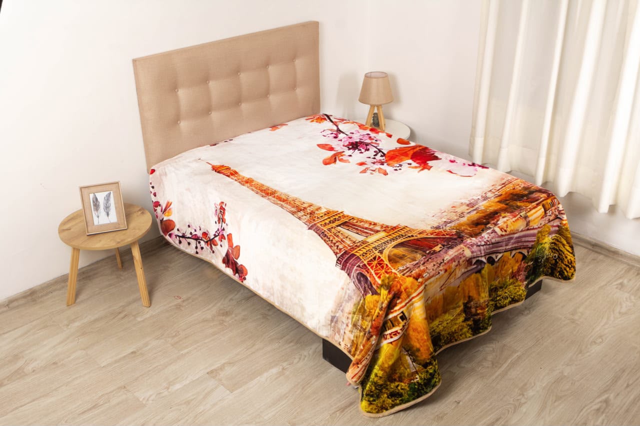 Frazada Premium Estampada de Alto Relieve | 6 kg