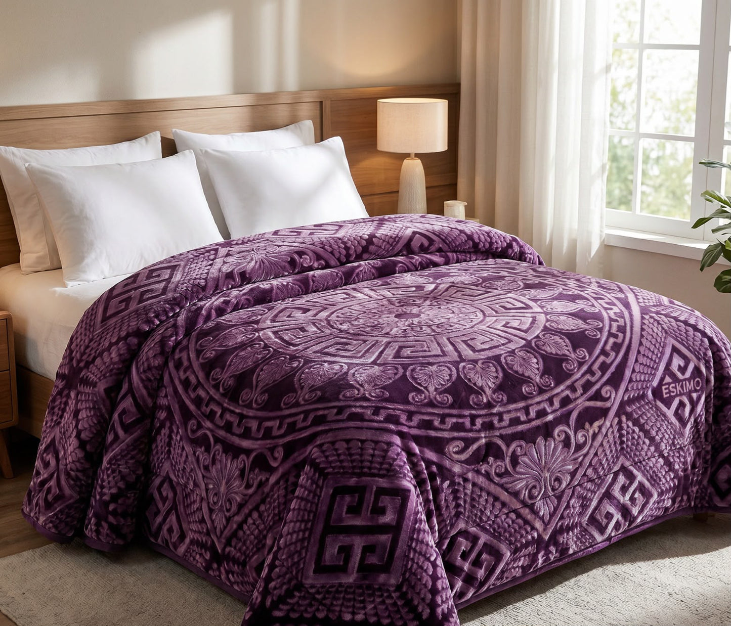Frazada Alto Relieve Color Entero Premium