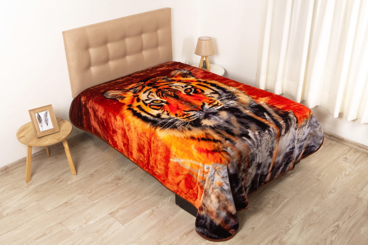 Frazada Premium Estampada de Alto Relieve | 6 kg